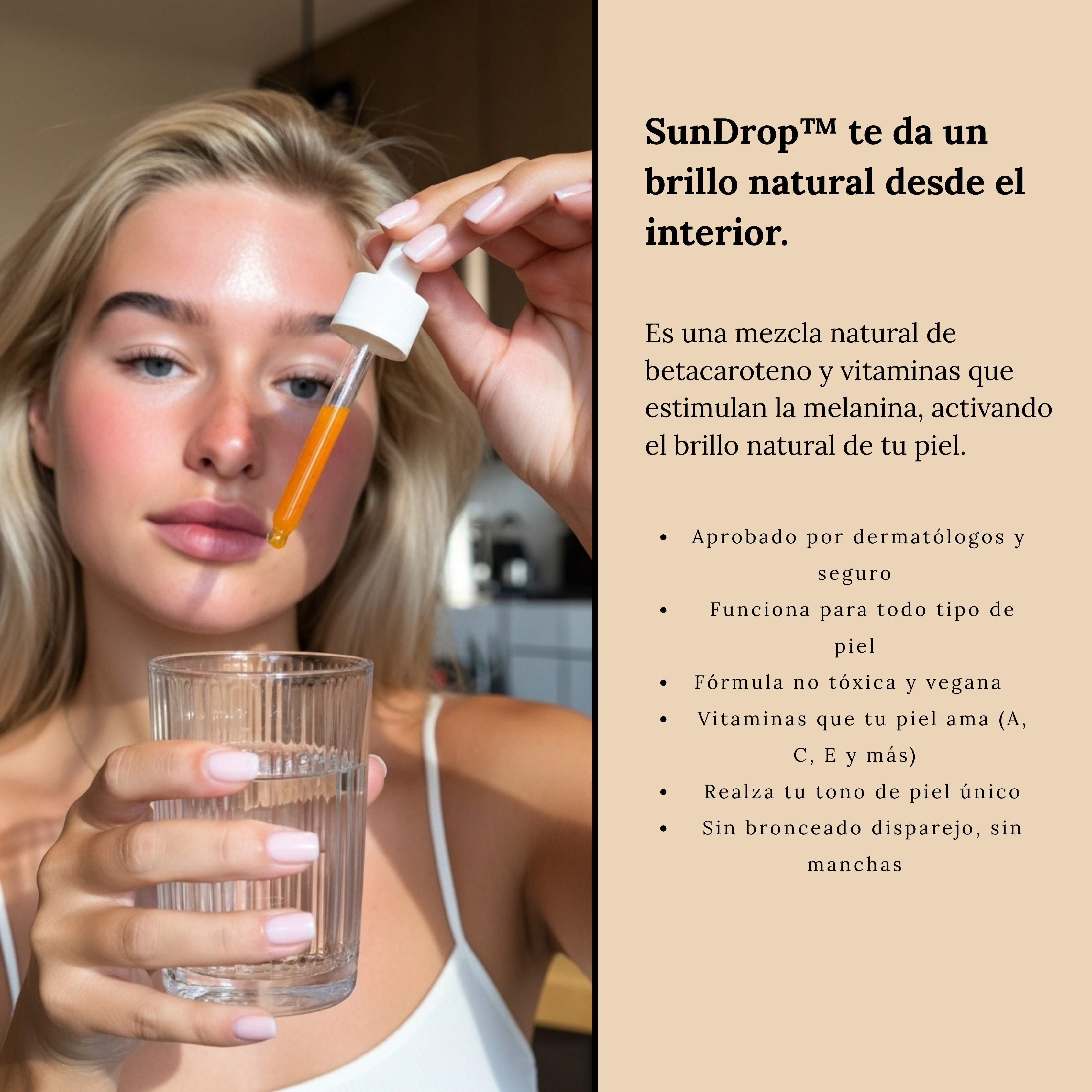 SunDrops™ - Gotas Bronceadoras Bebibles